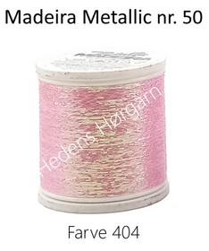 Madeira Metallic nr. 50 farve rosa